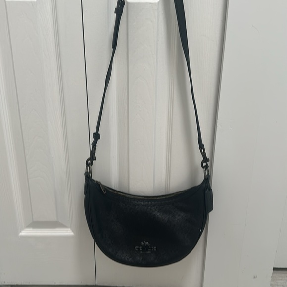 Coach Black Leather Shoulder Bag - Picture 11 of 11
